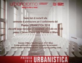 Premiazione URBANPROMO 2018