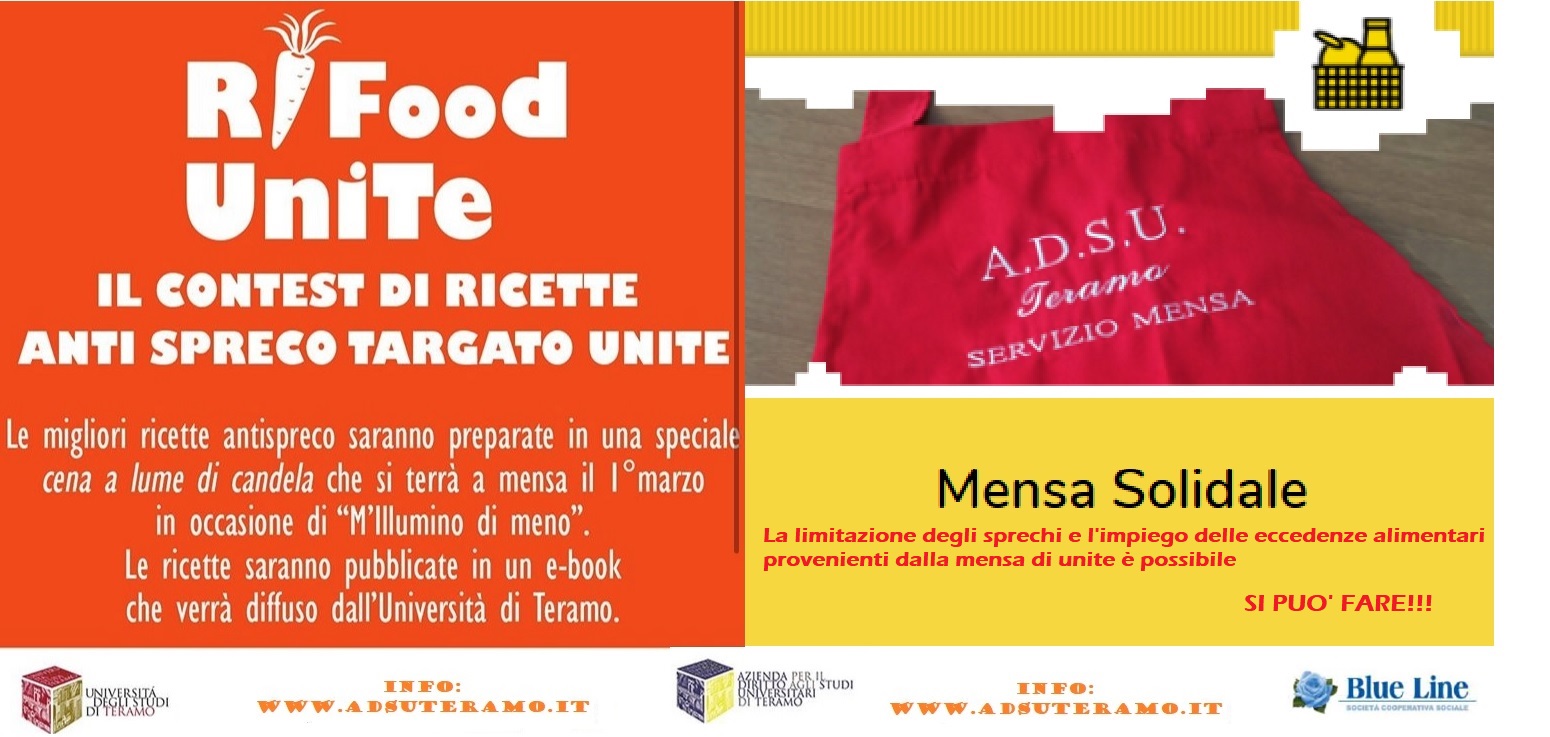 Rifood Unite e Mensa Solidale Adsu Teramo