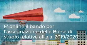 Bando Borsa di studio 2019-2020