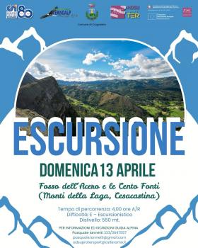 escursione 13 aprile 2025