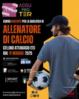 diventa allenatore di calcio